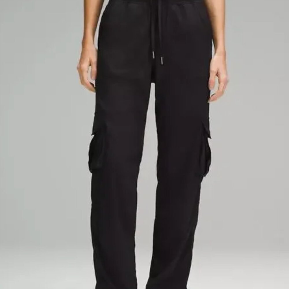Lululemon Dance Studio Relaxed-Fit Mid-Rise Cargo Pant Black